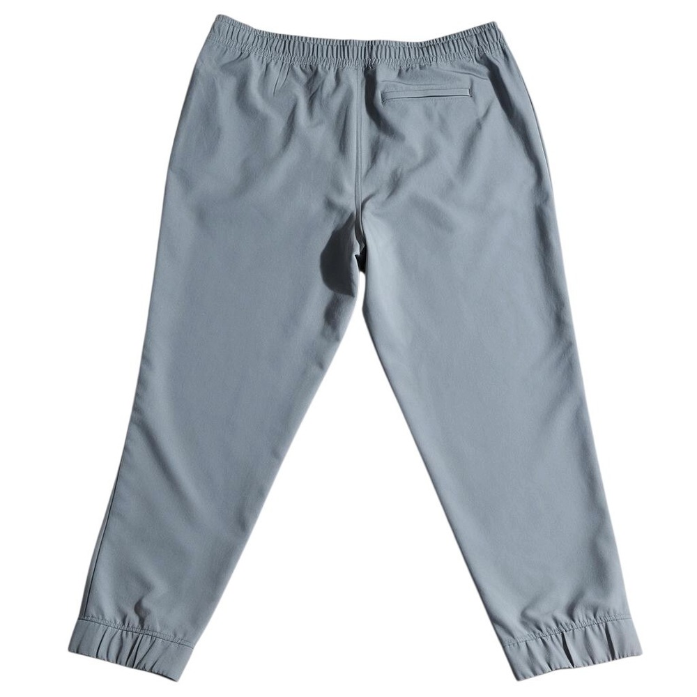 Berkley Jensen Mens Stretch Woven Jogger Pants Castlerock Grey XXL 2XL Athletic